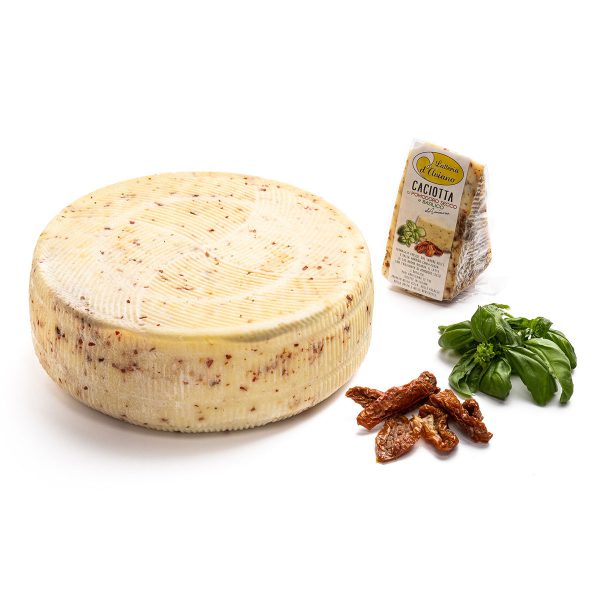 Caciotta d’Aviano Pomodoro e Basilico Caciotta d’Aviano Pomodoro e Basilico