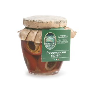 Peperoncini Ripieni con Acciuga e Oliva